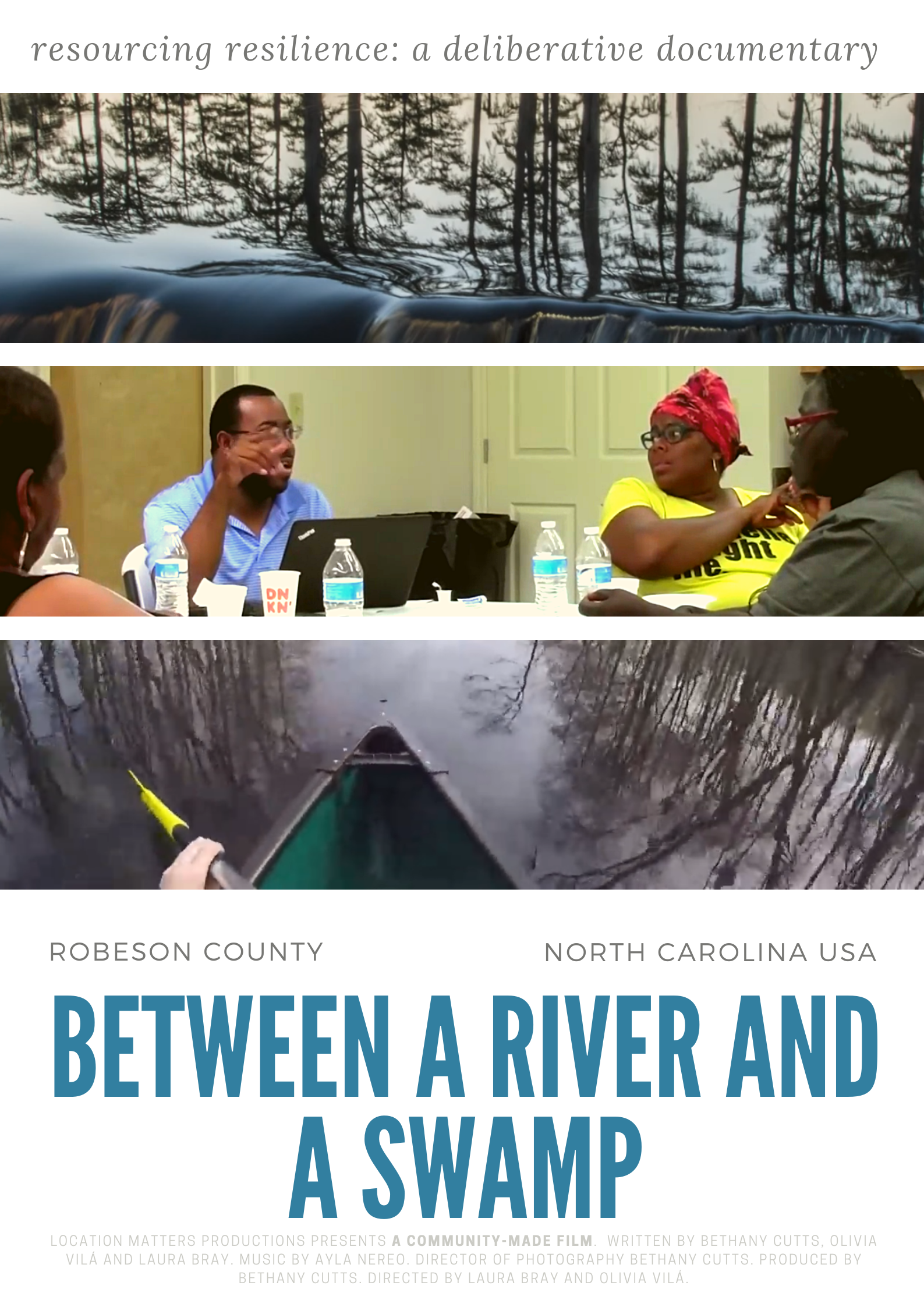 poster for a community-made documentary